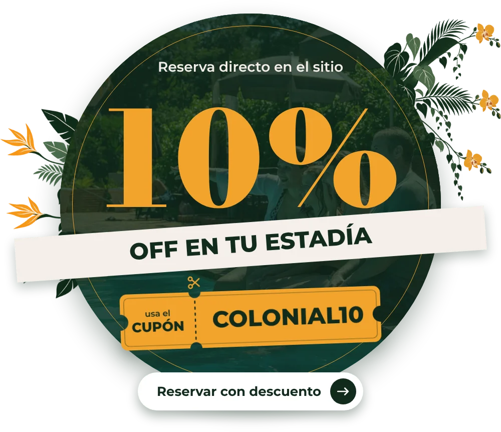 Cupón COLONIAL10: 10% OFF en tu estadía reservando directo en el sitio del Hotel Colonial Iguaçu en Foz de Iguazú